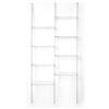 iPLEX Step Libreria 1 Scaffale in PMMA 185x81cm Trasparente Made in Italy