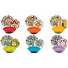 EXCELSA Lisbona Servizio Tavola Piatti Set 18 Pezzi Porcellana Multicolore