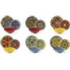 EXCELSA Trinacria Servizio Tavola Piatti Set 18 Pezzi Porcellana Multicolore