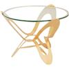 ARTI & MESTIERI Tavolino Moderno di Design Ninfa Oro