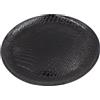 WERNS Sottopiatto Nero Effetto Pelle di Serpente 33cm Plastica