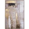 BIZZOTTO Quadro Dipinto Stampa su Tela Oro 62x92cm Astratto