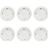 LA PORCELLANA BIANCA Coltivia Piatto Fondo Set 6 Pezzi 21cm Porcellana