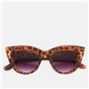 OKKIA Claudia Occhiali da Sole Donna Big Cat Eye Tartarugati