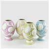 EDG Enzo De Gasperi Vaso Uovo Floreale Azzurro 20x14cm Decorazione di Pasqua