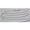 Catena per collo argentata - Lunghezza 48 cm - Rif. 544