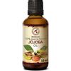 AROMATIKA trust the power of nature Olio di Jojoba 50ml - Simmondsia Chinensis - Olio Vettore per Oli Essenziali - Olio Vegetale Puro - Olio Idratante Corpo - Cura del Viso - Olio per Capelli - Olio da Bagno - Olio per Massaggi