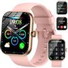 Motast Smartwatch Uomo Donna, 2025 HD 1.96 Orologio Fitness Tracker con Effettua/Risposta Chiamate, 115+ Sportive Smart Watch, Contapassi/SpO2/Sonno/Cardiofrequenzimetro, Impermeabile IP68 per Android iOS