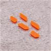 ULEIVA Tasti di ricambio 5X, pulsante arancione compatibile con Garmin Edge 520, pulsante GPS per ciclocomputer, pezzo di ricambio per riparazione (arancione)
