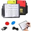 ANYUANKW Cartellini Arbitro Calcio Kit Cartellini Rossi e Gialli con Taccuino Arbitro Set di Carte da Arbitro di Calcio per Gioco Calcio Scuola Sport