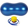 Ruqingg Palla di arachidi con pompa 35x18in resistenti al PVC resistente al PVC Resistente all'esercizio flessibile per terapia, lavoro, parto, parto e dog (blu scuro) arachidi