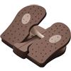 Amagogo Mimi Macchina per per Piedi, Macchina per per Scale, Macchina per Esercizi per Gambe, Stepper per Scale, per Viaggi, Marrone