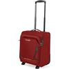 travelite valigia a mano con 2 rotelle per Eurowings, serratura a combinazione integrata, trolley compatto per bagaglio morbido con funzione di aggancio, 40x30x25 cm, 25 l, 1,8 kg