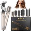 Agrdeed Airstyler Hairstyler Kit 6 in 1 con asciugacapelli, spazzola, asciugatura, lisciatura, riccioli e volume, pettine massaggiante con cura ionica
