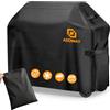 Asoway Copertura Barbecue da Esterno, Tessuto Oxford 600D Resistente Telo Impermeabile, Copri Barbecue da Esterno per BBQ Grill, Anti UV Pioggia Polvere Sole (147X61x122cm)