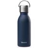 Qwetch - Borraccia Termica Inox Active 350 ml Blu Marino - Bottiglia Termica Piccola in Acciaio Inox Riciclato 90% - Thermos Caffè 12h Caldo / 24h Freddo - Senza Perdite,Con Ansa Ergonomica