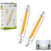 Dvnoua Lampadina R7S LED 78mm Dimmerabile, 10W R7S LED 78mm Equivalente a 100W Lampada Alogena, Lampada RS7 LE D Bianco Freddo 6000K 1000LM Nessun Sfarfallio, Illuminazione Fascio 360°, 2 Pezzi
