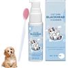 Bavooty Kit per la Cura Dell'Acne di Gatto e Gatti,Lozione Detergente per l'Acne del Gatto,Dotato di Spazzola per la Pulizia Dell'Acne di Gatto,Rimuove Delicatamente i Punti Neri per Gattini