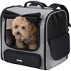 Pecute Cat Carrier Backpacks Zaino Trasportino per Gatti e Cani, Ampio e Stabile, Zaino Leggero e Ventilato, Design Ergonomico per Trekking e Campeggio