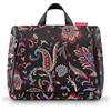 Reisenthel WO7064 TOILETBAG XL PAISLEY BLACK Borsa sportiva Donna PAISLEY BLACK Taglia Unica