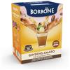 Caffè Borbone Ginseng Amaro - Senza Zuccheri aggiunti - 16 Capsule - Compatibili con macchine ad uso domestico Lavazza®* A Modo Mio®*