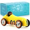 Vilac IMITAZIONE-TRAFIC-1 auto Old Sport Compet' giallo-Giochi di risveglio legno-Giocattolo per bambini dai 2 anni-2290Y, 2290Y