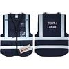 Salzmann Gilet rifrangente ad alta visibilitá con logo individuale - Gilet di sicurezza con stampa - Realizzato con nastro riflettente 3M