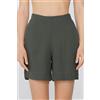 Tezenis Short Vita Alta In 100% Tela Di Cotone Donna Verde