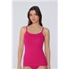 Tezenis Canotta Elasticizzata In Cotone Con Scollo Tondo Donna Rosa