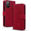 Rosbtib Custodia Mobile per Samsung Galaxy A52S 5G/ A52 4G 5G Premium in Pelle PU con Chiusura Magnetica Stand Funzione Flip Cover Mandala Embossing Samsung Galaxy A52S 5G/ A52 4G 5G - Rosso