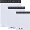 Rshuhx Buste per Spedizioni Vinted 25 * 35cm 30 * 40cm 32 * 45cm Imballaggio per Spedizioni Impermeabile e Resistente per Libri, Vestiti, Scatola di Scarpe, Camicia, Maglione (3 Miste, Bianco, 30pz)
