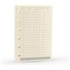 Harphia A7 Planner Refill, A7 Agenda Refill Paper Finance Records for 6 ring Filofax, Accounting Design Inserts, 6 Holes/100 gsm, Pocket Size 4.84 x 3.23
