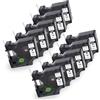Molabel 10X Molabel compatibile con Dymo D1 nastro per etichette 19 mm x 7 m 45803 S0720830 nero su bianco, adatto per Dymo LabelManager 350, 360D, 420P, 450, 500TS e LabelPoint 300, 350.