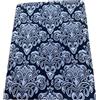 LARA MORADA - Telo Copritutto, Gran Foulard per Divano/Letto, Telo Copritutto in Loneta, Made in Italy, Stampato, Misura Matrimoniale 240x280 cm, Art Imperial, Ramage Nero