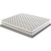 Nuvole di Sonno - Materasso Nube Matrimoniale in Memory Foam con tessuto climatizzato h 24 cm Made in Italy (160 x 190)