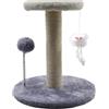 Generic Divertente Area Giochi Per Gatti - Tiragraffi Per Gatti Con Tiragraffi - Grande Torre Tiragraffi Per Gatti | Giocattolo Antigraffio Per Gatti Con Piume E Palla A Molla, Albero Di Attività Per Gattini,