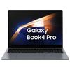Samsung Galaxy Book4 Pro Intel Core Ultra 7 155H Computer portatile 40,6 cm (16") Touch screen WQXGA+ 16 GB LPDDR5x-SDRAM 1 TB SSD Wi-Fi 6E (802.11ax) Windows 11 Pro Grigio