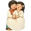 THUN - Sposini con cuore, piccoli - ceramica - Collezione Bomboniera - 4.4 x 3.9 x 6.6 cm