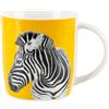 Delys-By-Verceral Delys 527752 - Tazza da 33 cl, in porcellana, serie ANIMO COLOR, diametro 8 cm, altezza 8,5 cm, decorazione zebra