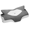Elviros Federa cervicale in memory foam (grigio scuro)