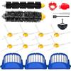 Yojolee Ricambi e Accessori Compatibile con iRobot Roomba Serie 600 692 694 676 675 695 677 671 655 645 690 680 660 650 614 Robot Aspirapolvere - 1 Ruota Anteriore, 1 Spazzola, 3 Filtri, 8 Spazzole Laterali