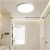 CRFASIBE Plafoniera LED Soffitto Rotonda, Lampada LED Soffitto da Bagno a Luce Bianca, 20W Lampada a Sospensione per Cucina Camera da Letto Corridoio Soggiorno Ufficio