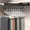 Aresvrgo Portapantaloni Estraibile,Appendiabiti Estraibile per Armadio 25-61CM Risparmia Spazio di Archiviazione,Asta Appendiabiti Allungabile per Organizzare Vestiti E Pantaloni in Armadi
