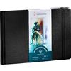 Hahnemühle Watercolour Book 100% cotone, 250 g/m², opaco, incollato sulla superficie, 30 fogli/60 pagine, libro ad acquerello (A6 - formato paesaggio)