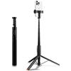 Spigen Automatica Treppiede Bastone Selfie, WonderSnap S541W, Selfie Stick Bluetooth 5.0 con Telecomando, Treppiede Smartphone per iPhone, Galaxy, Pixel, Xiaomi, OnePlus etc - Nero
