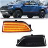 OZ-LAMPE Frecce Laterale a LED per Ford Ranger T6 Raptor and Wildtrak Everest U375 / UA, Indicatore di Direzione a LED Canbus, 2 Pezzi
