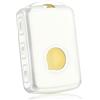 OFF WE GO Custodia Chiave per Volvo Guscio Auto Copertina Chiave Macchina per C30 S60 S80 S90 V60 V70 V90 XC40 XC60 XC70 XC90 S60L T5 T6 T8 Guscio Cover Portachiavi Telecomando Cancello,Argento Bianco
