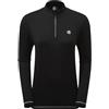 Dare 2B Lowline II-Sottopannolino Tecnico Leggero con proprietà di Asciugatura Rapida e 1/2 Zip di Apertura Stretch Midlayer da Donna, Colore: Nero, Taglia: S, Pile Uomo, FR Produttore : 10
