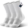 BRISIRA Calze Ciclismo Uomo Donna Coolmax 3 Paia - Calzini Bici da Corsa Sportivi Traspiranti Anti-Odori Compressione Leggera Asciugatura Rapida MTB Running