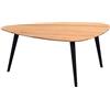 M2 Kollektion Elanda 2 Tavolino da Salotto, Quercia Legno di faggio, Marrone/Nero